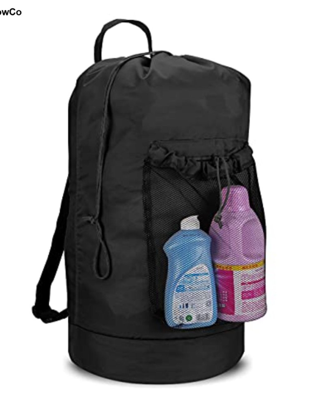 115L Large Laundry Backpack Bag with Shoulder Straps Drawstring Closure